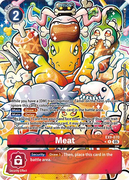 Meat [EX9-070] (Alternate Art) [Versus Monsters] | Cracking-Singles