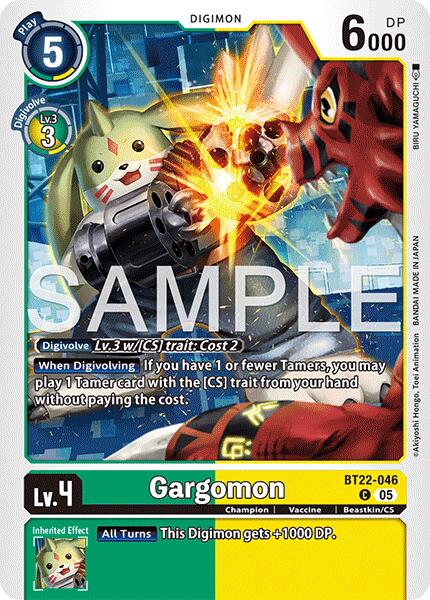 Gargomon [BT22-046] [Cyber Eden] | Cracking-Singles