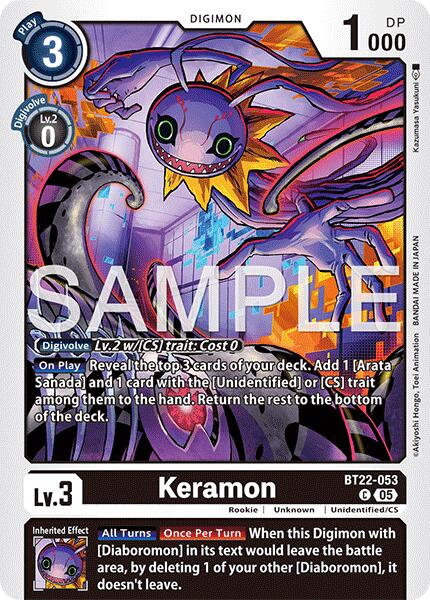 Keramon [BT22-053] [Cyber Eden] | Cracking-Singles