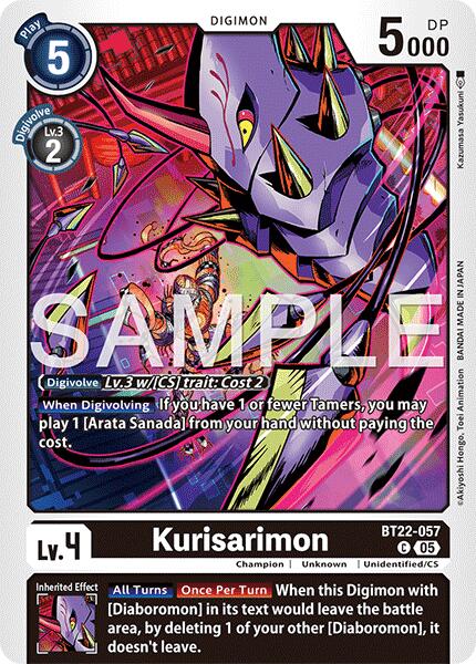Kurisarimon [BT22-057] [Cyber Eden] | Cracking-Singles