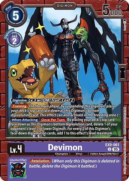 Devimon [EX9-061] [Versus Monsters] | Cracking-Singles