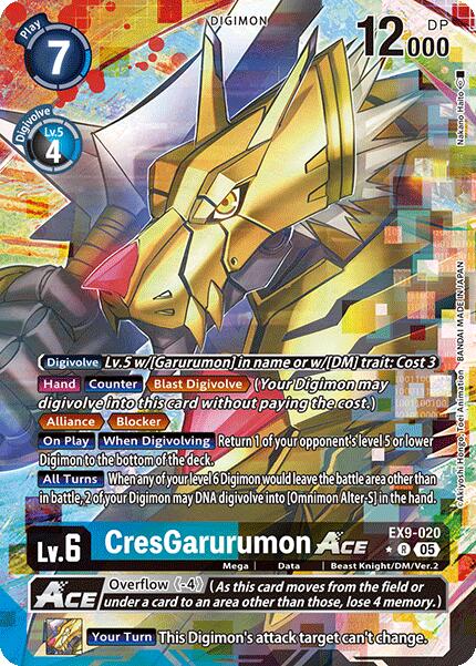 CresGarurumon ACE [EX9-020] (Alternate Art) [Versus Monsters] | Cracking-Singles