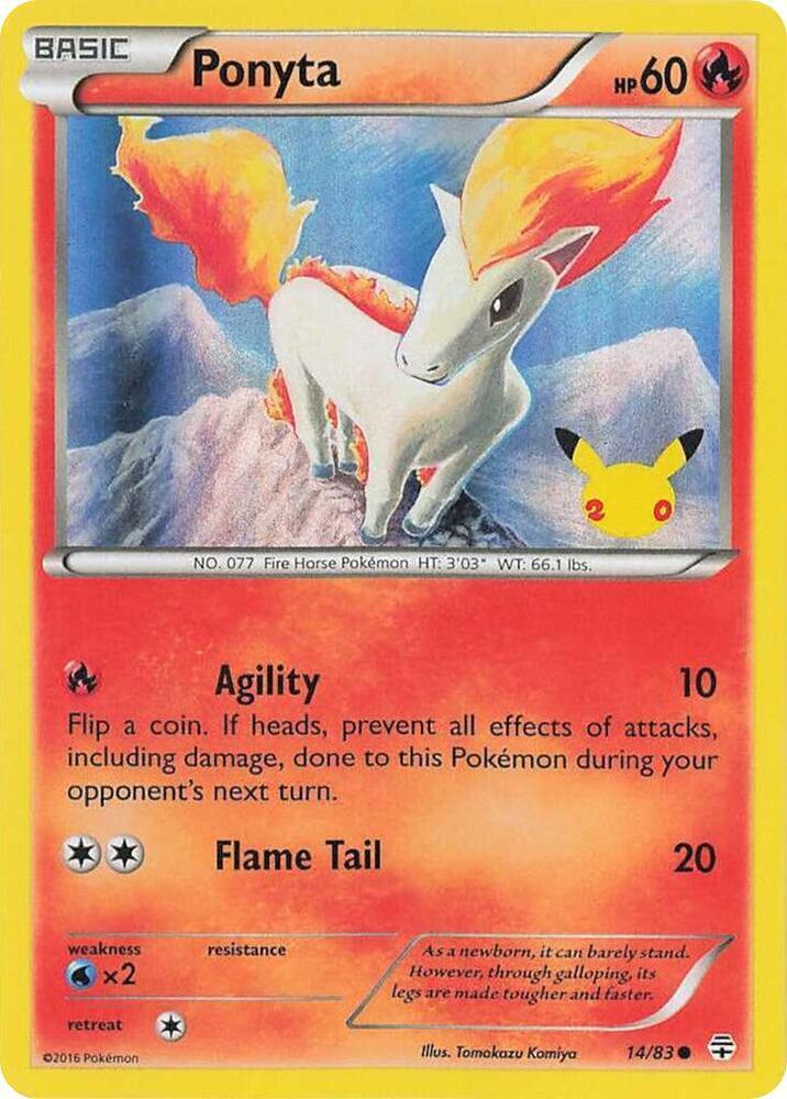 Ponyta (014/083) (UK Exclusive Promo) [Miscellaneous Cards] | Cracking-Singles