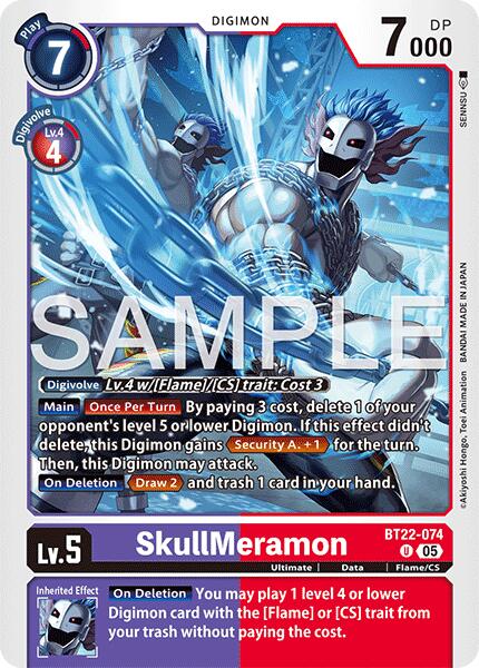 SkullMeramon [BT22-074] [Cyber Eden] | Cracking-Singles