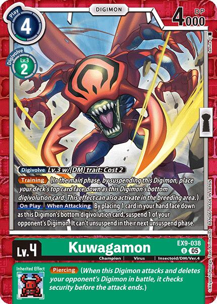 Kuwagamon [EX9-038] [Versus Monsters] | Cracking-Singles