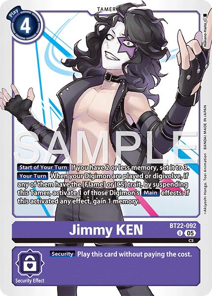 Jimmy KEN [BT22-092] [Cyber Eden] | Cracking-Singles