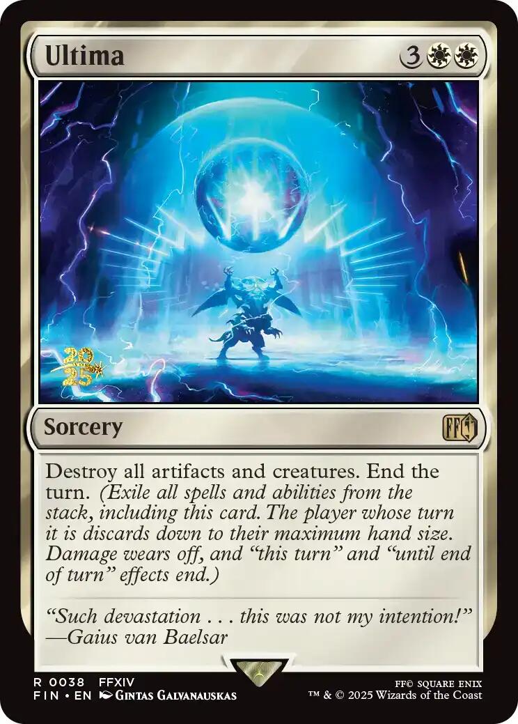 Ultima [FINAL FANTASY Prerelease Promo] | Cracking-Singles