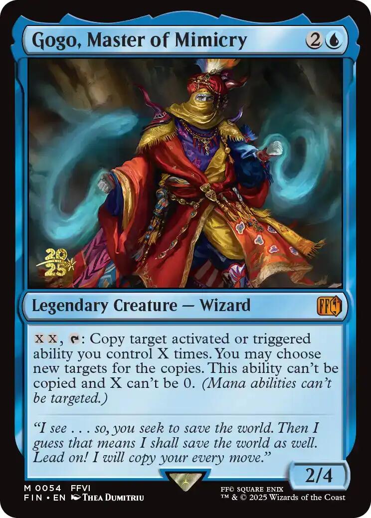 Gogo, Master of Mimicry [FINAL FANTASY Prerelease Promo] | Cracking-Singles