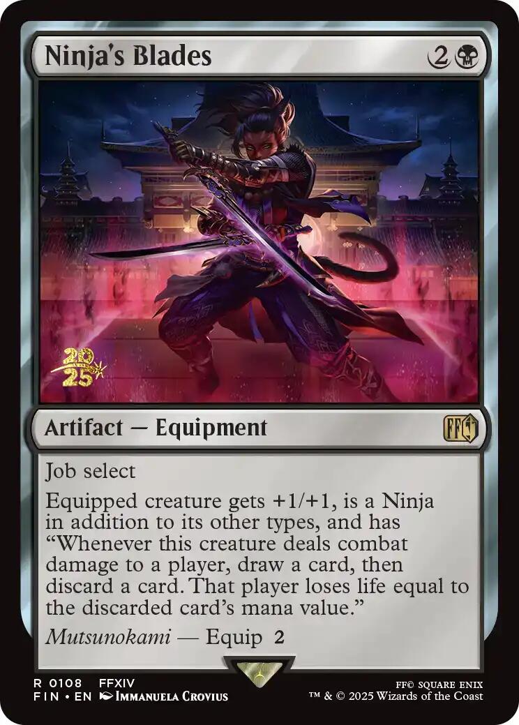 Ninja's Blades [FINAL FANTASY Prerelease Promo] | Cracking-Singles