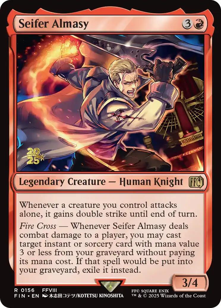 Seifer Almasy [FINAL FANTASY Prerelease Promo] | Cracking-Singles