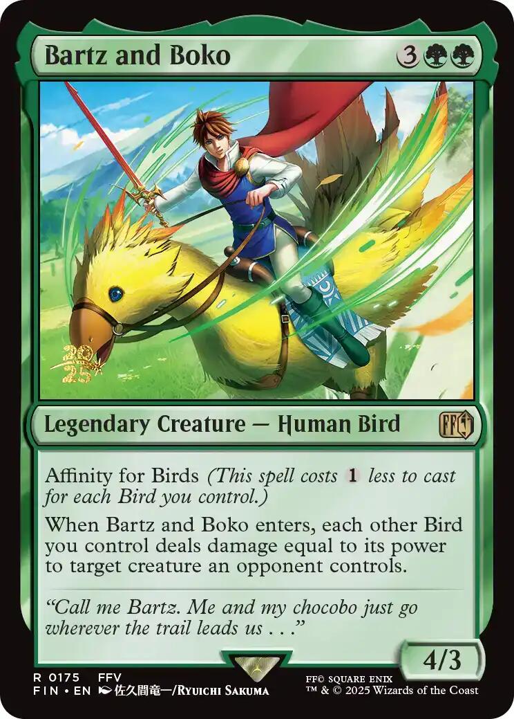Bartz and Boko [FINAL FANTASY Prerelease Promo] | Cracking-Singles
