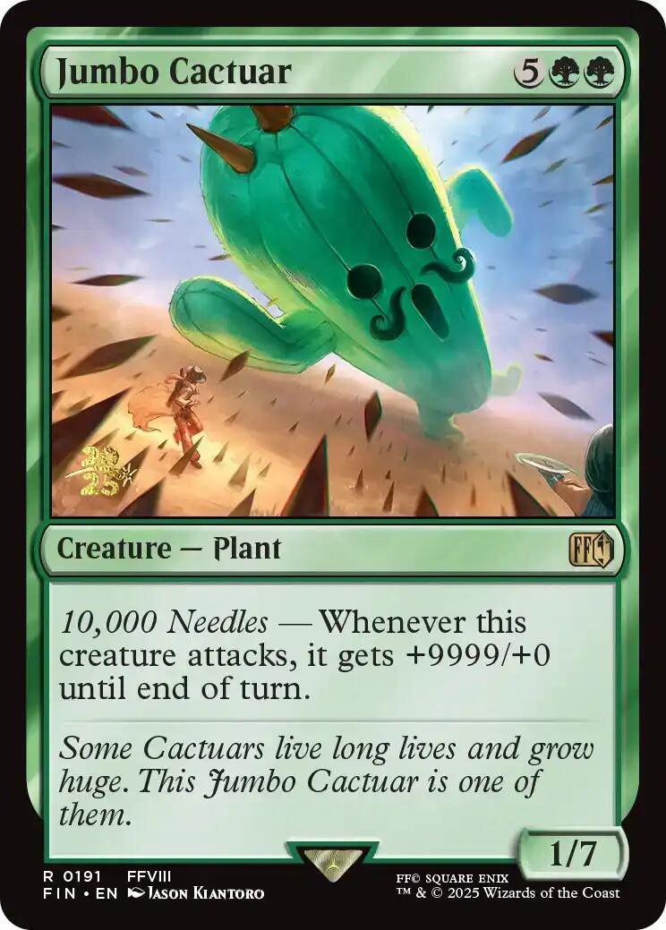 Jumbo Cactuar [FINAL FANTASY Prerelease Promo] | Cracking-Singles