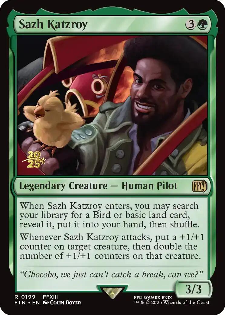 Sazh Katzroy [FINAL FANTASY Prerelease Promo] | Cracking-Singles