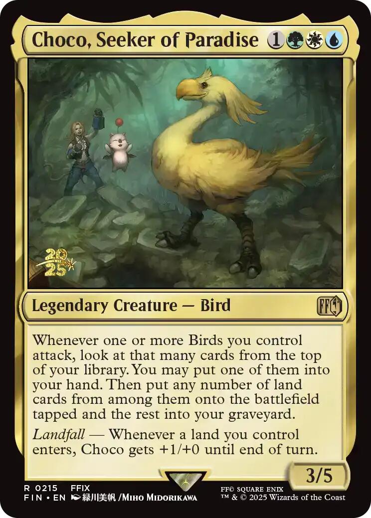 Choco, Seeker of Paradise [FINAL FANTASY Prerelease Promo] | Cracking-Singles