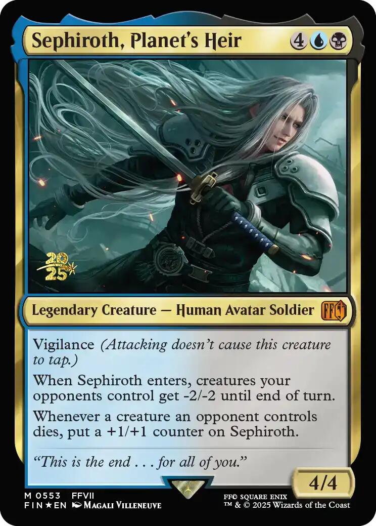 Sephiroth, Planet's Heir [FINAL FANTASY Prerelease Promo] | Cracking-Singles