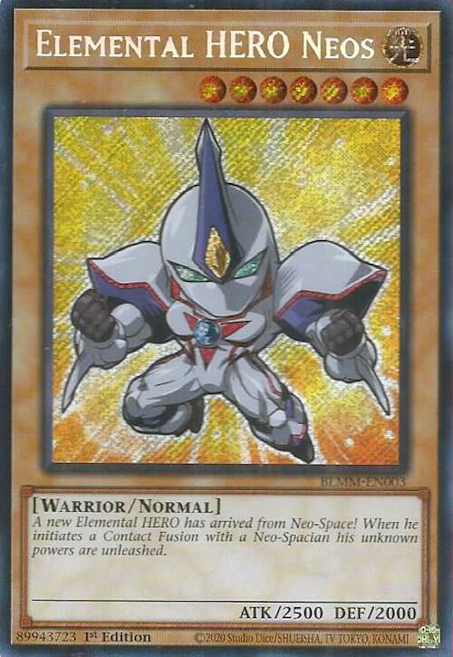 Elemental HERO Neos [BLMM-EN003] Secret Rare | Cracking-Singles
