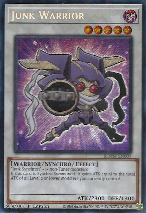 Junk Warrior [BLMM-EN009] Secret Rare | Cracking-Singles