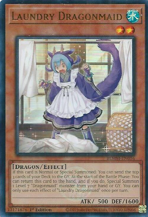 Laundry Dragonmaid [BLMM-EN056] Ultra Rare | Cracking-Singles