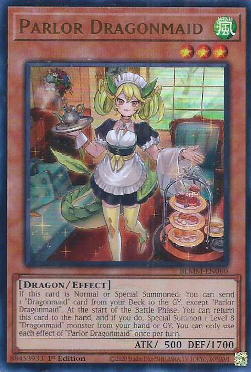Parlor Dragonmaid [BLMM-EN060] Ultra Rare | Cracking-Singles
