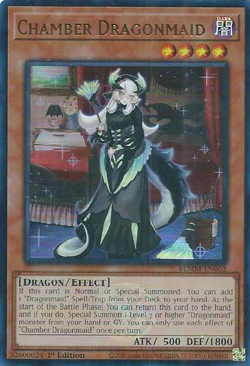 Chamber Dragonmaid [BLMM-EN062] Ultra Rare | Cracking-Singles