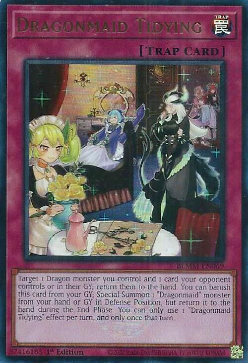 Dragonmaid Tidying [BLMM-EN069] Ultra Rare | Cracking-Singles