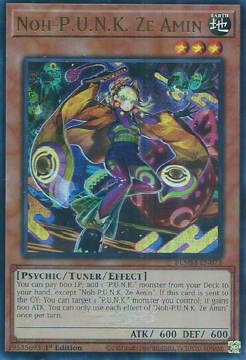 Noh-P.U.N.K. Ze Amin [BLMM-EN073] Ultra Rare | Cracking-Singles