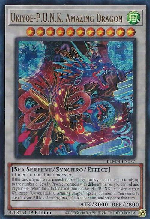 Ukiyoe-P.U.N.K. Amazing Dragon [BLMM-EN077] Ultra Rare | Cracking-Singles