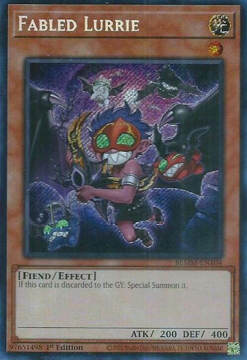 Fabled Lurrie [BLMM-EN104] Secret Rare | Cracking-Singles