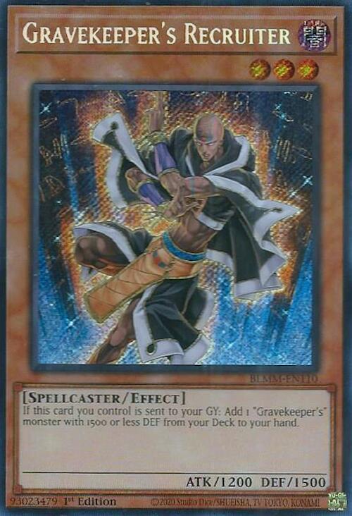 Gravekeeper's Recruiter [BLMM-EN110] Secret Rare | Cracking-Singles
