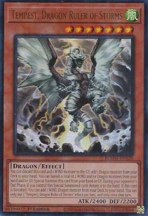 Tempest, Dragon Ruler of Storms [BLMM-EN120] Ultra Rare | Cracking-Singles