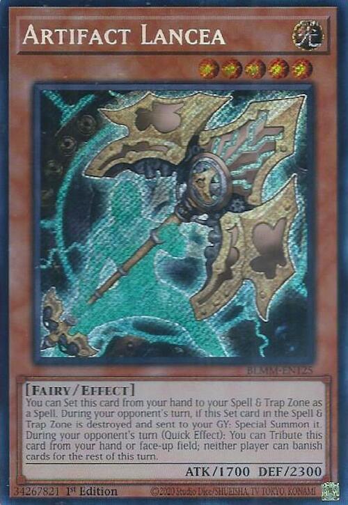 Artifact Lancea [BLMM-EN125] Secret Rare | Cracking-Singles