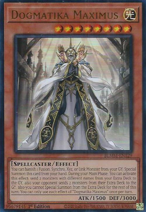 Dogmatika Maximus [BLMM-EN129] Ultra Rare | Cracking-Singles