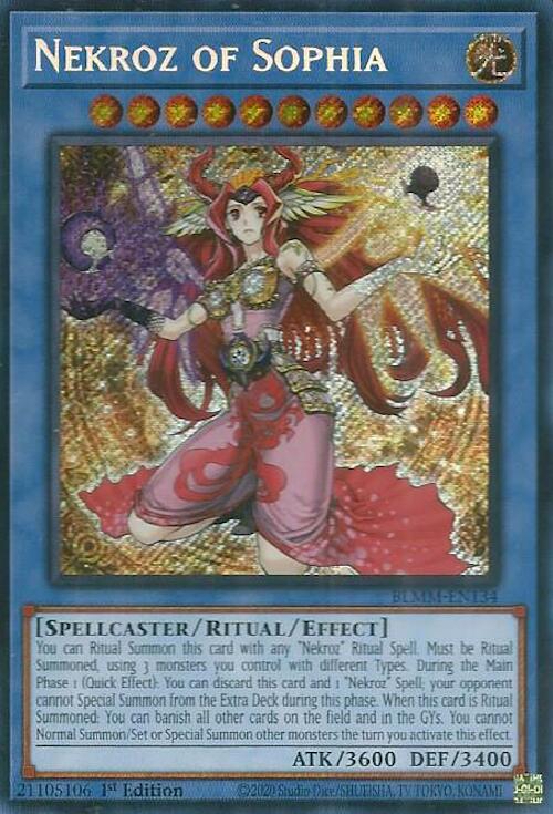 Nekroz of Sophia [BLMM-EN134] Secret Rare | Cracking-Singles