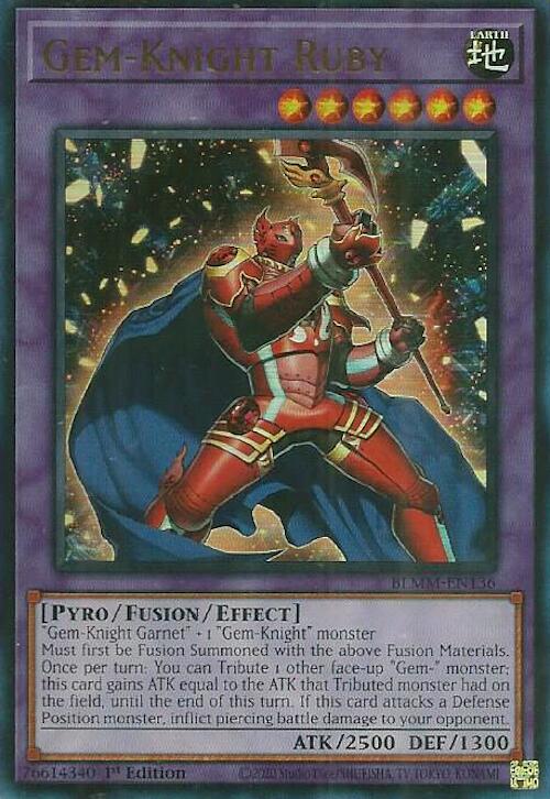 Gem-Knight Ruby [BLMM-EN136] Ultra Rare | Cracking-Singles
