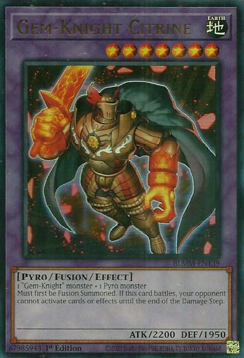 Gem-Knight Citrine [BLMM-EN139] Ultra Rare | Cracking-Singles