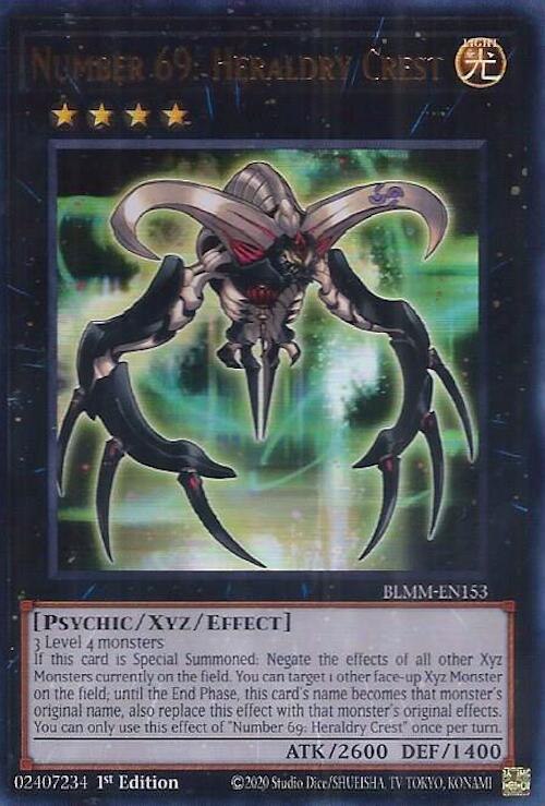 Number 69: Heraldry Crest [BLMM-EN153] Ultra Rare | Cracking-Singles