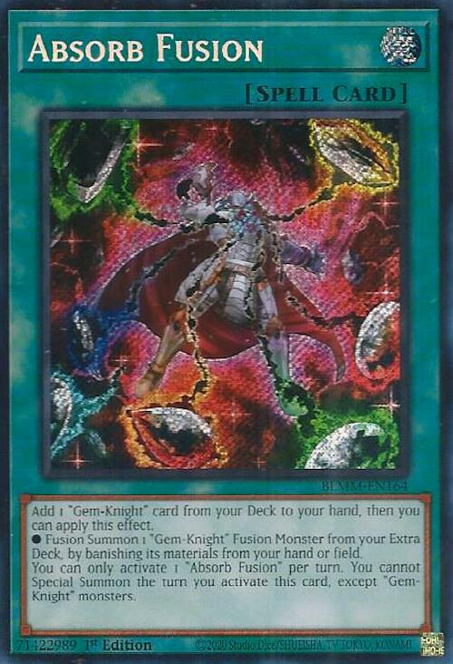 Absorb Fusion [BLMM-EN164] Secret Rare | Cracking-Singles
