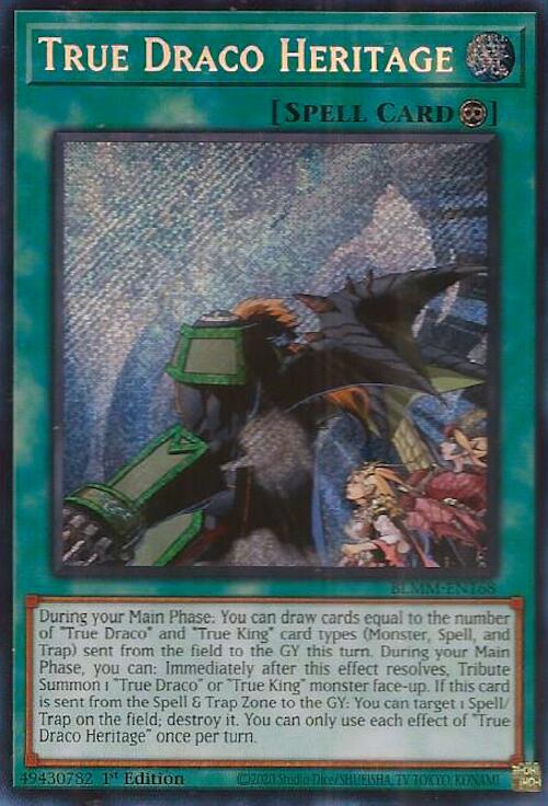 True Draco Heritage [BLMM-EN168] Secret Rare | Cracking-Singles
