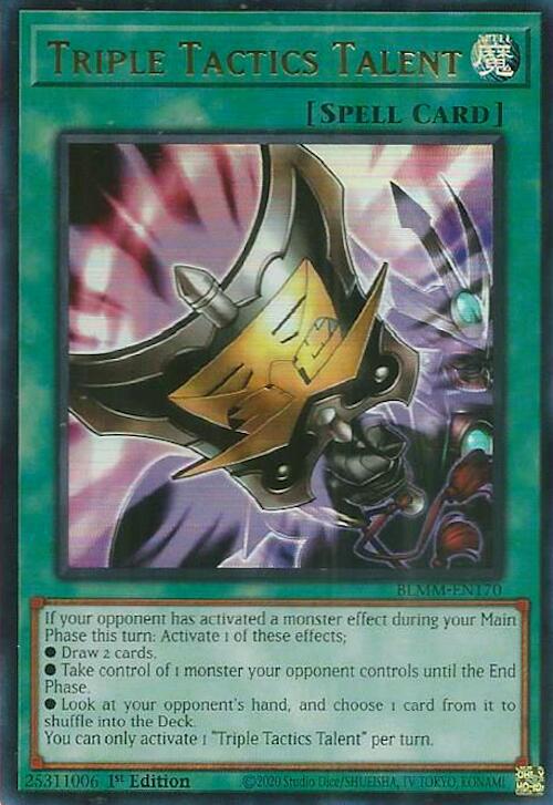 Triple Tactics Talent [BLMM-EN170] Ultra Rare | Cracking-Singles