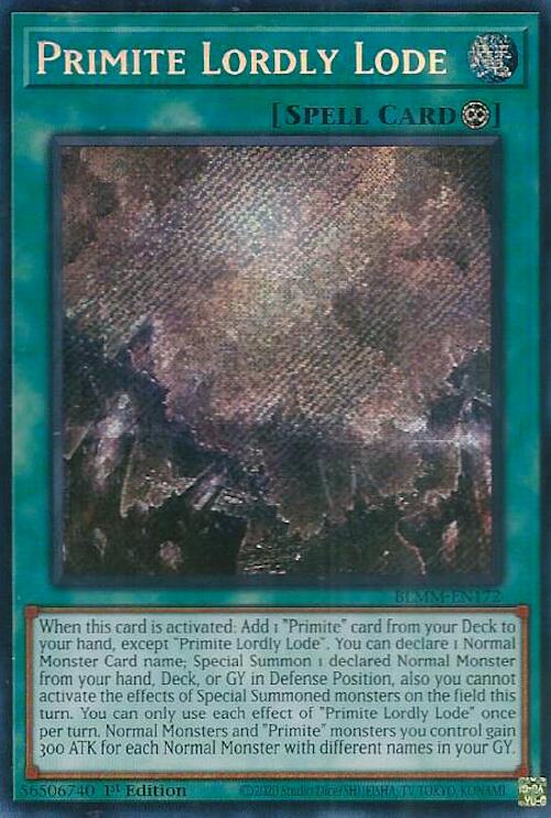 Primite Lordly Lode [BLMM-EN172] Secret Rare | Cracking-Singles