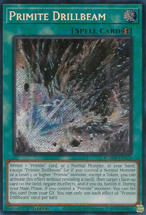 Primite Drillbeam [BLMM-EN173] Secret Rare | Cracking-Singles