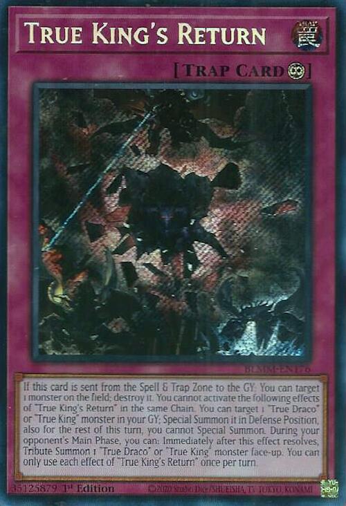 True King's Return [BLMM-EN176] Secret Rare | Cracking-Singles