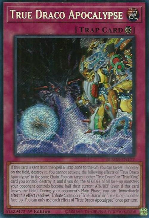 True Draco Apocalypse [BLMM-EN177] Secret Rare | Cracking-Singles