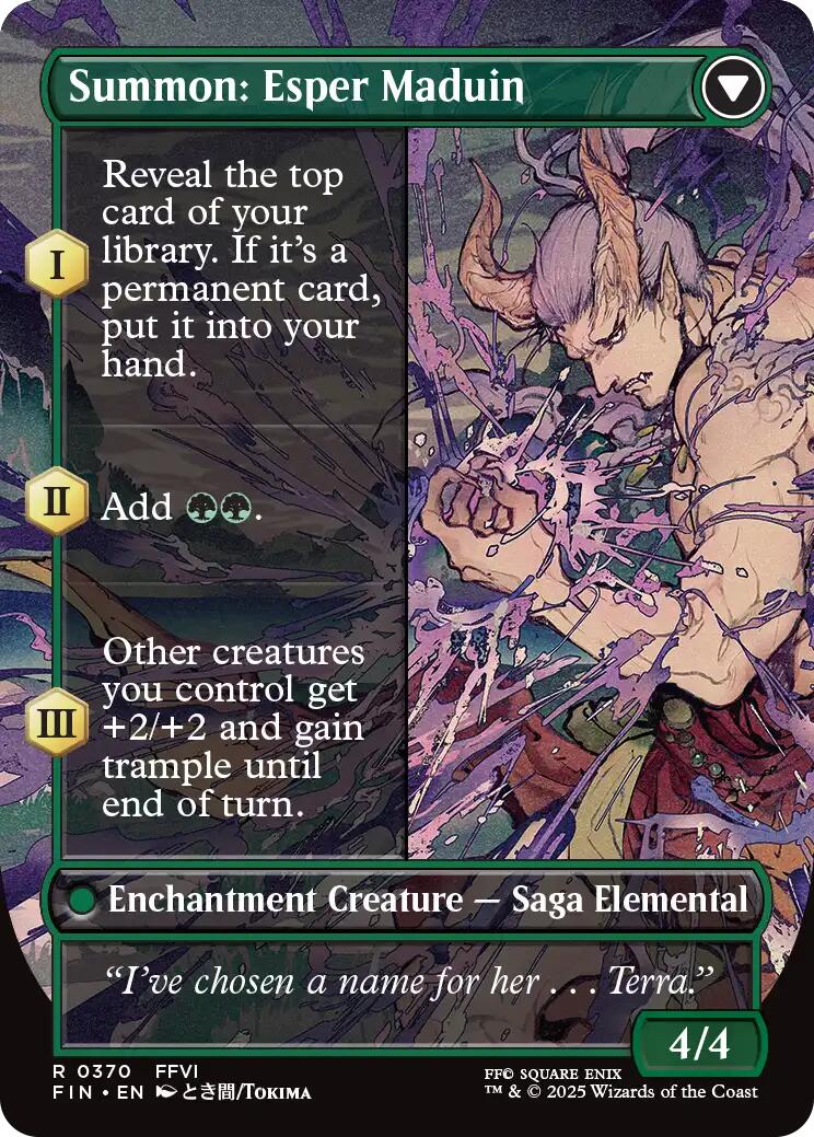 Esper Origins // Summon: Esper Maduin (Borderless) [FINAL FANTASY] | Cracking-Singles