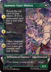 Esper Origins // Summon: Esper Maduin (Borderless) [FINAL FANTASY] | Cracking-Singles