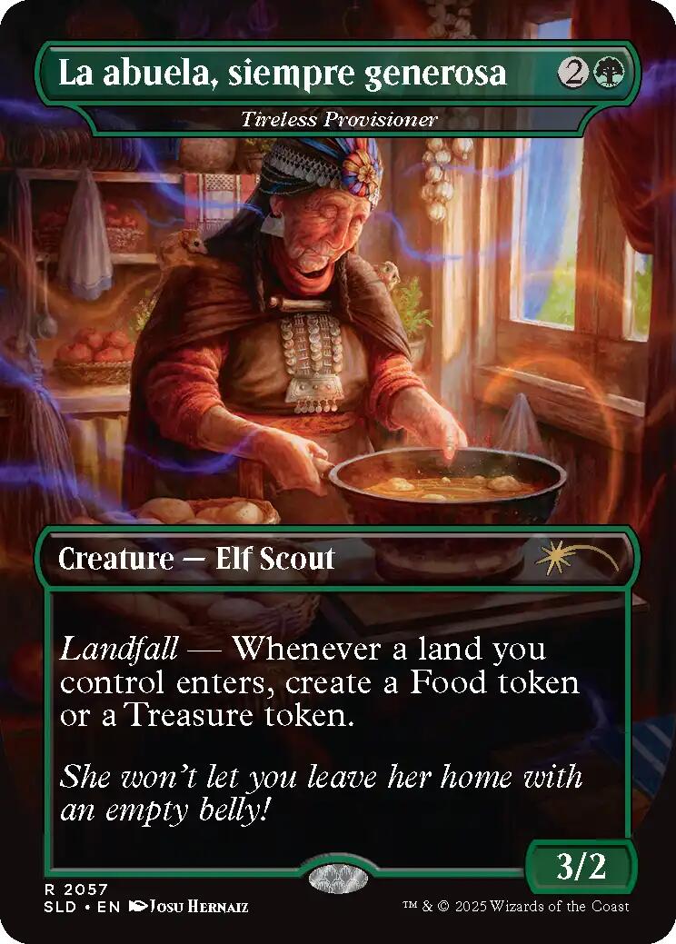 La abuela, siempre generosa - Tireless Provisioner [Secret Lair Drop Series] | Cracking-Singles