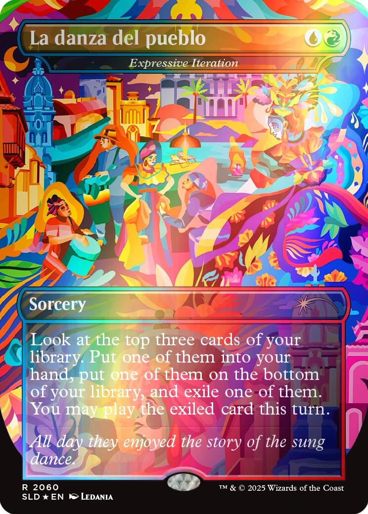 La danza del pueblo - Expressive Iteration (Rainbow Foil) [Secret Lair Drop Series] | Cracking-Singles