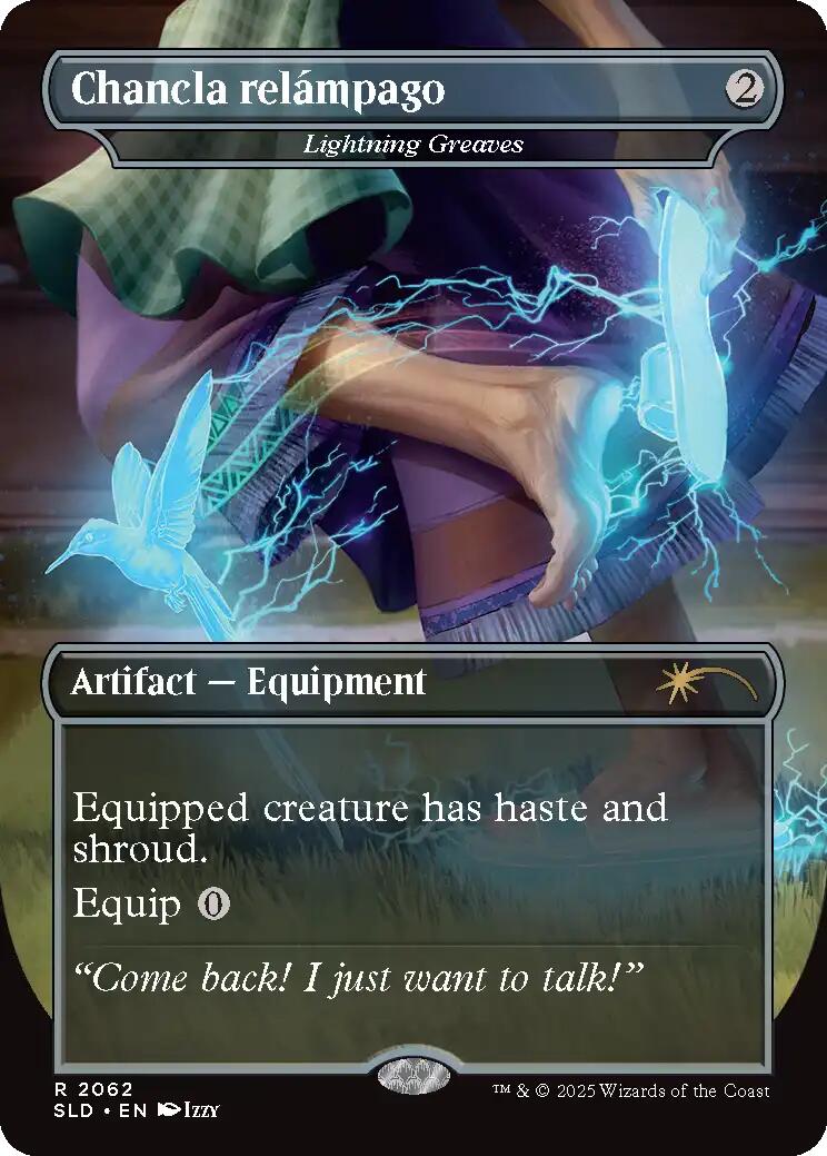 Chancla relampago - Lightning Greaves [Secret Lair Drop Series] | Cracking-Singles
