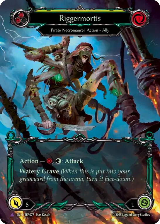 Riggermortis (Marvel Cold Foil) [SEA077] (High Seas)  Cold Foil | Cracking-Singles