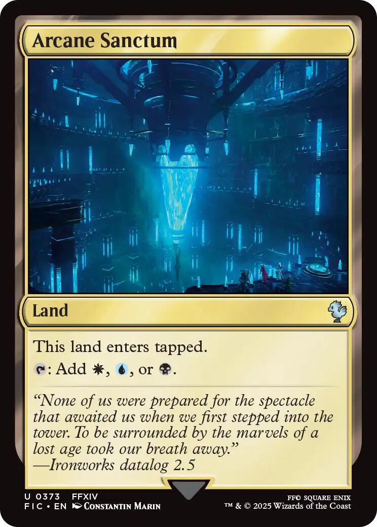 Arcane Sanctum (Surge Foil) [FINAL FANTASY Commander] | Cracking-Singles